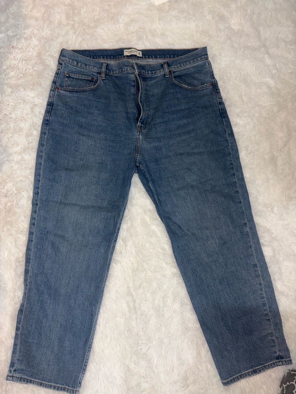 Abercrombie & Fitch Relaxed Blue Jeans